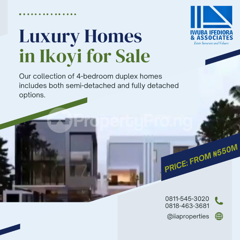 4 bedroom House for sale Parkview Estate Ikoyi Lagos