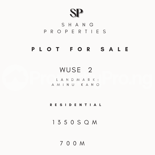 Land for sale Wuse 2 Abuja