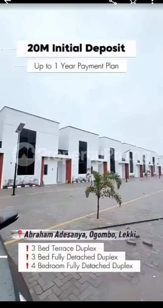 4 bedroom House for sale Location*****: Abraham Adesanya, Off Ogombo Road, Ajah, Eti Osa, Lagos. State Abraham adesanya estate Ajah Lagos
