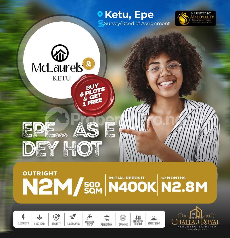 Land for sale Ketu Epe Divisional Police Station Epe Lagos