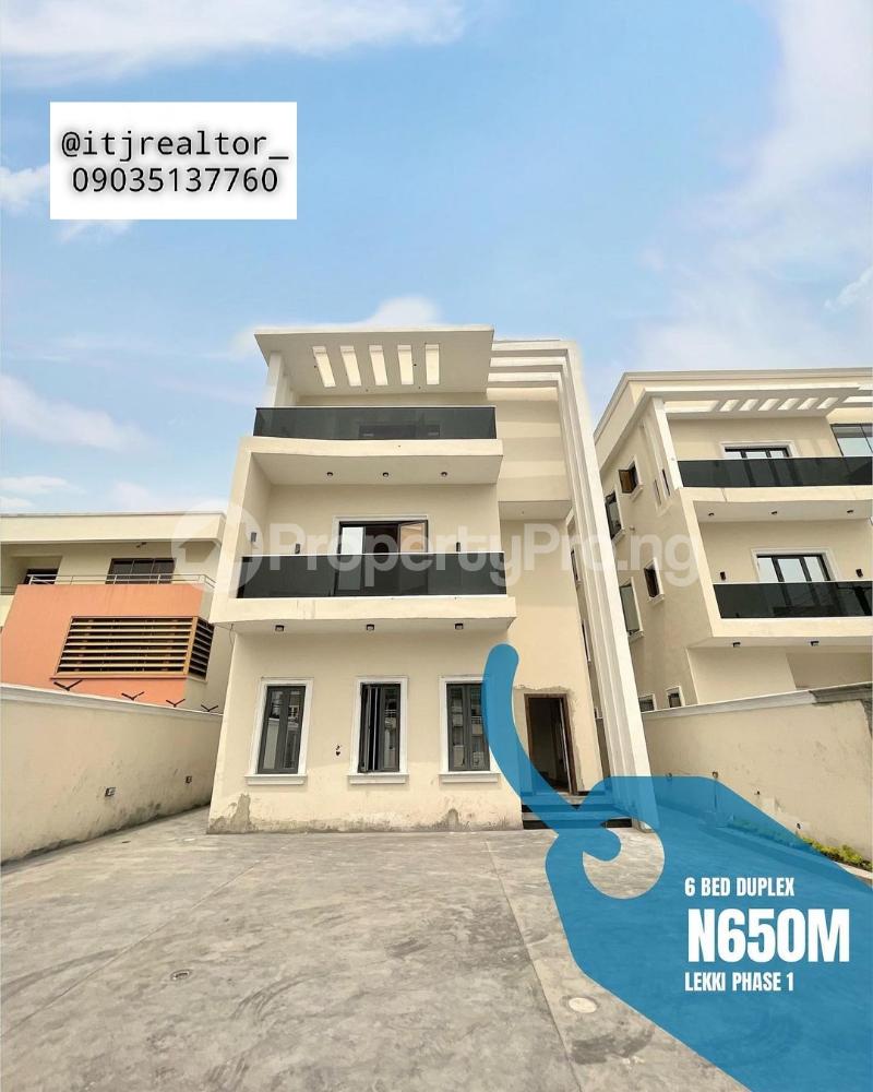 6 bedroom House for sale Lekki Phase 1 Lekki Lagos