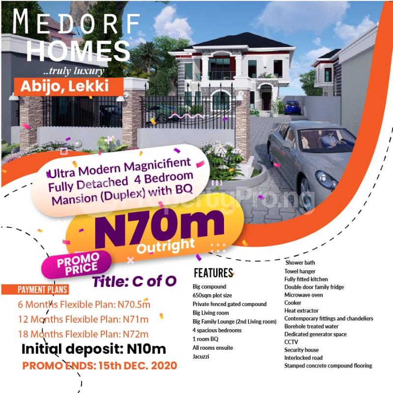 4 bedroom House for sale ... Abijo Ajah Lagos