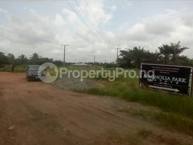 Land for sale Magnolia Park Estate, Ode Omi, 15mins From Lacampagne Tropicana Resort Ibeju-Lekki Lagos