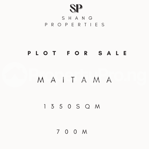 Land for sale Maitama Abuja