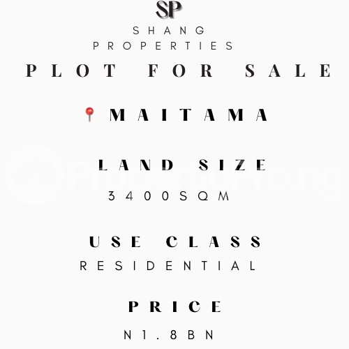Land for sale Maitama Abuja