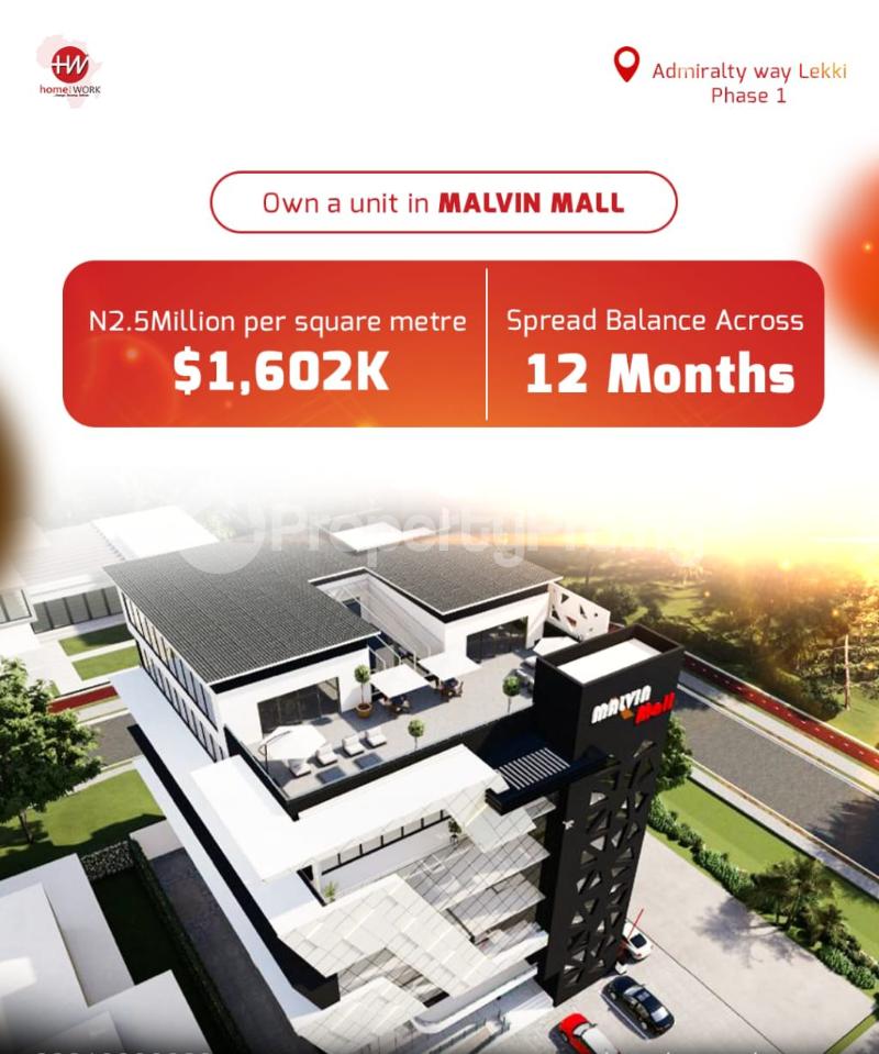 1 bedroom Commercial Property for sale . Lekki Phase 1 Lekki Lagos