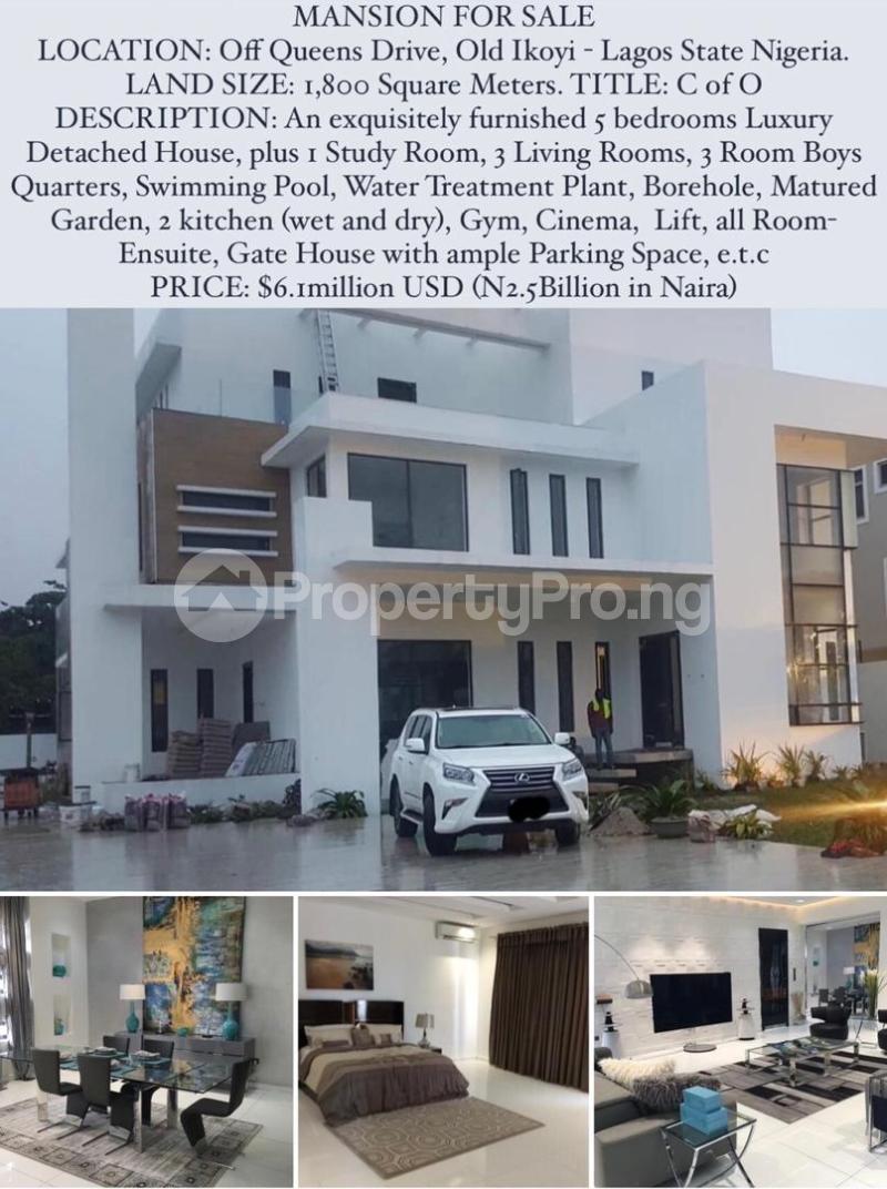 6 bedroom House for sale Old Ikoyi Ikoyi Lagos