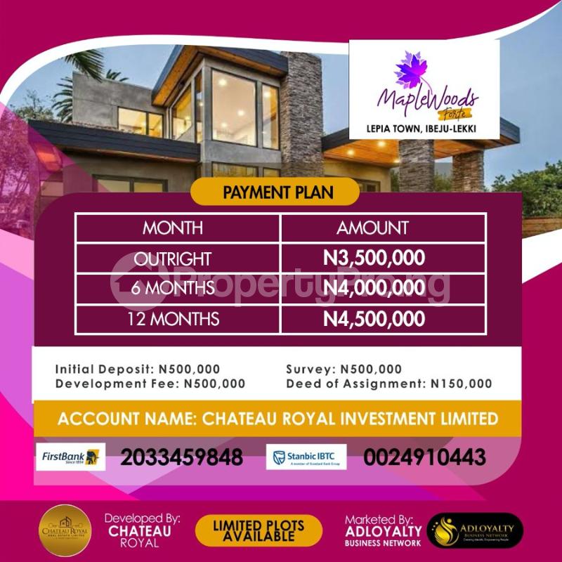 Land for sale Lepia Town, Ibeju Lekki Ibeju-Lekki Lagos