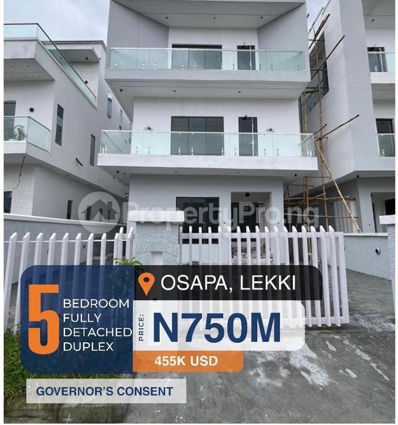 5 bedroom House for sale Osapa london Lekki Lagos