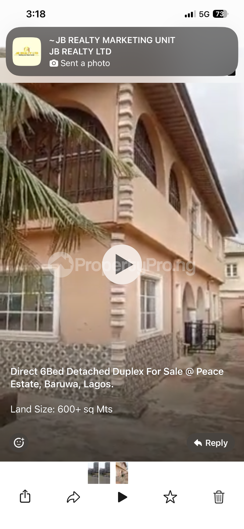 6 bedroom House for sale Peace Estate Baruwa Ipaja Lagos
