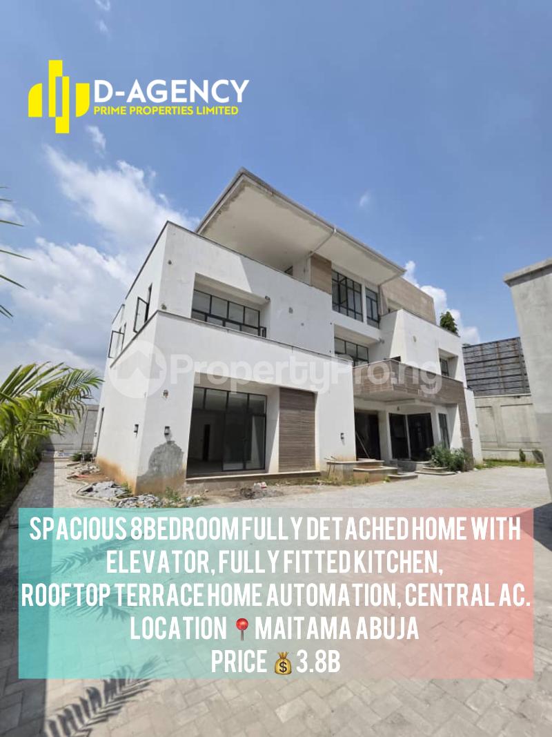 8 bedroom House for sale Maitama Abuja