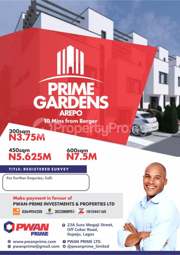 Land for sale Arepo Area Isheri North Ojodu Lagos