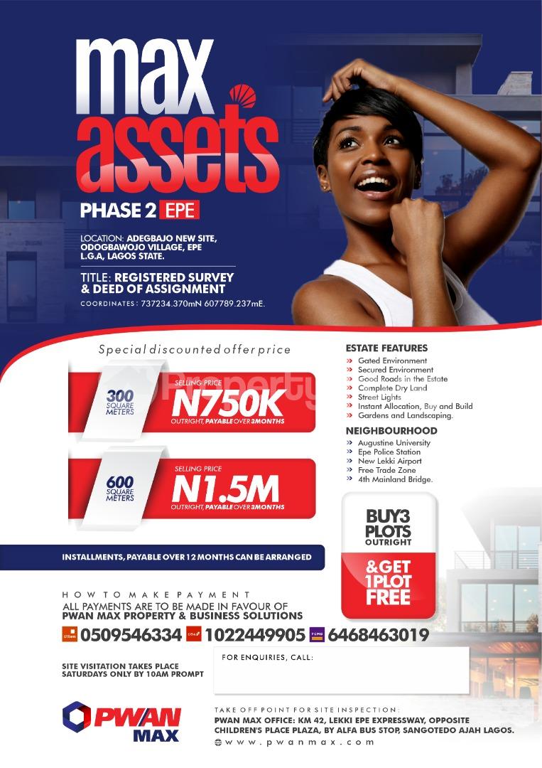 Land for sale Adegbajo New Site, Odogbawonjo Village, Epe L.g.a Epe Lagos