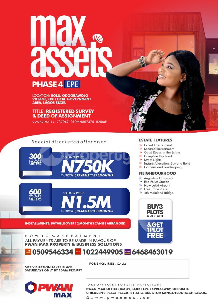 Land for sale Rolu Odogbawonjo Village, Epe L.g.a Epe Lagos - 0