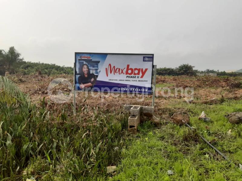 Land for sale Abule Panu, Eleko Ibeju-Lekki Lagos