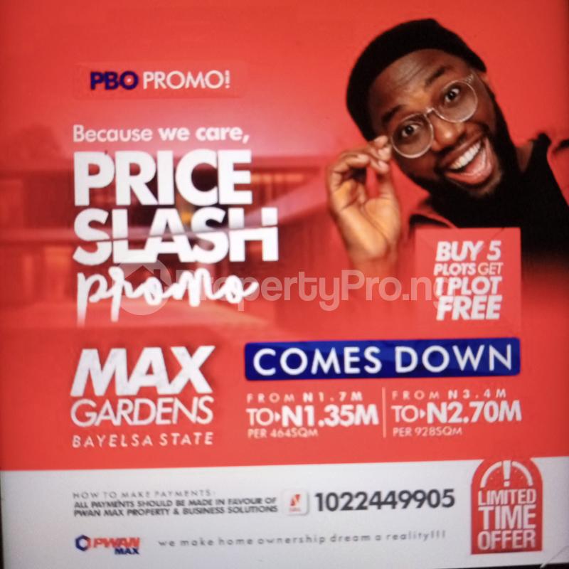 Land for sale Nigeria Immigration Service & Buratai Army Barracks., Nnpc Mega Station & Aridolf Hotel ?? Waec Office , Silverbird Galleria/ Rhythm Fm 94.7 Yenegoa Bayelsa State Ogbia Bayelsa