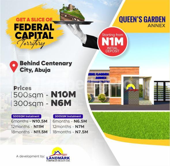 Land for sale Centenary City/queen's Garden, Annex Ii/centenary City, Abuja Central Business District Abuja
