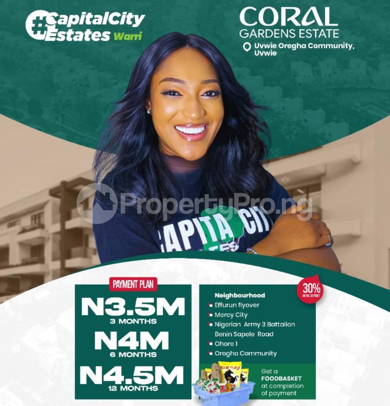 Land for sale Uvwie/ Coral Gardens Estate/ Effurun Fly Over Uvwie Delta