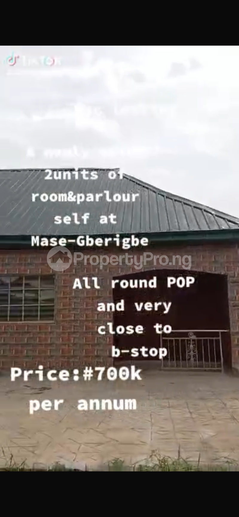 1 bedroom Flat / Apartment for rent Erunwen Ikorodu Lagos