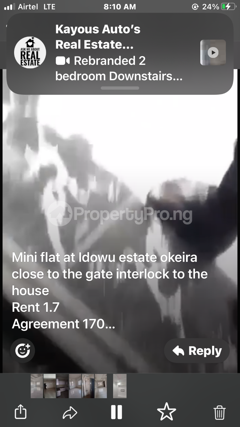 1 bedroom Flat / Apartment for rent Okeira Bus Stop Ado Road Ado Road Ajah Lagos