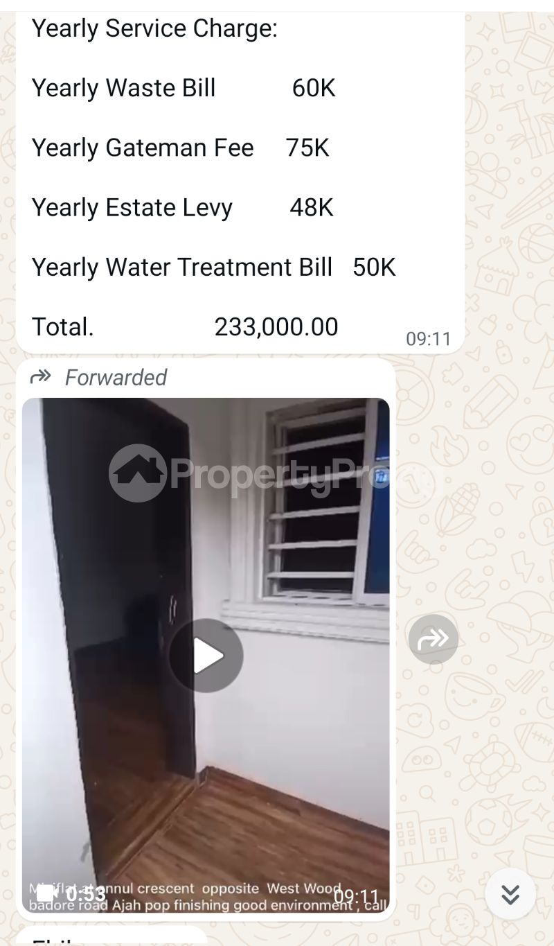 1 bedroom Flat / Apartment for rent Anu Crescent Badore Ajah Lagos