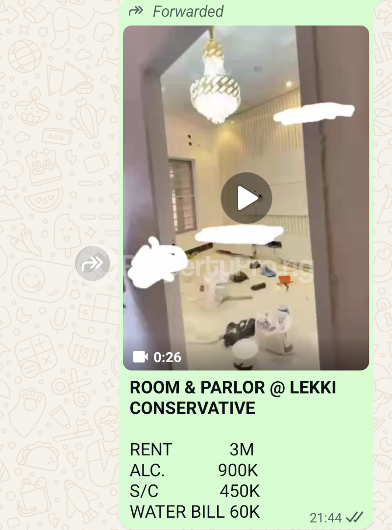 1 bedroom Flat / Apartment for rent Lekki Lekki Conservation Centre Lekki Lagos