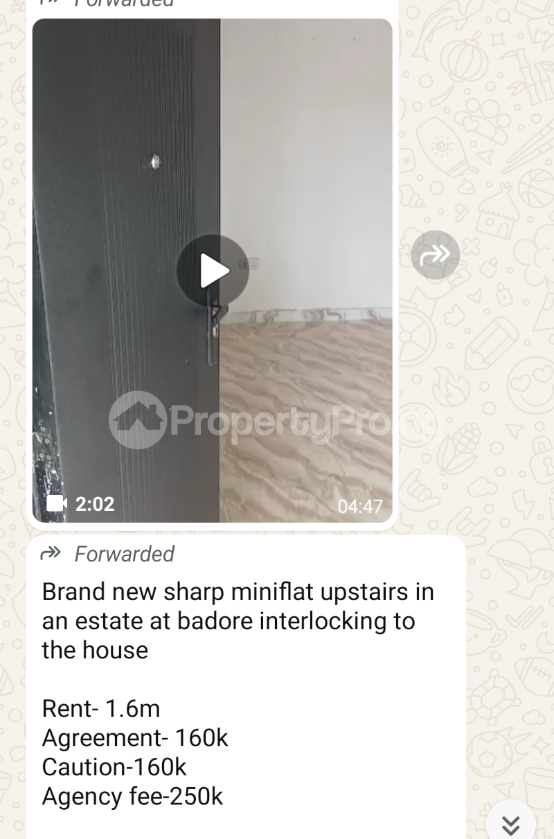 1 bedroom Flat / Apartment for rent In An Estate Badore Ajah Lagos
