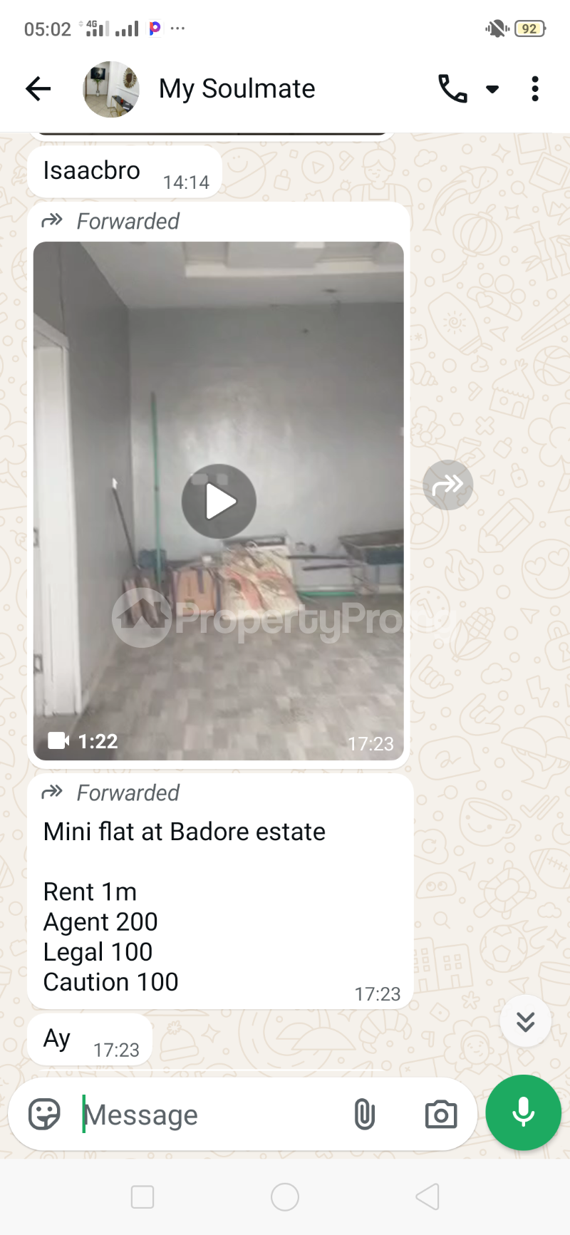 1 bedroom Flat / Apartment for rent Badore Badore Ajah Lagos