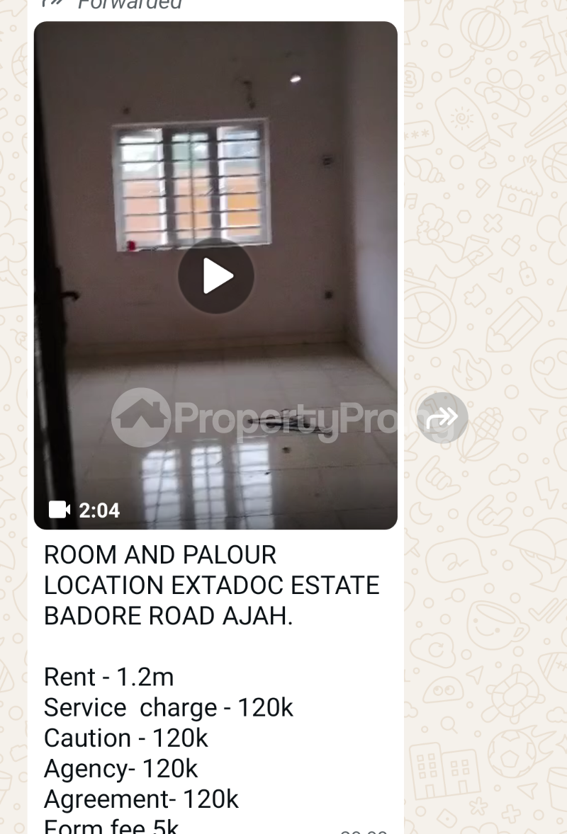 1 bedroom Flat / Apartment for rent Extadoc Estate Badore Ajah Lagos
