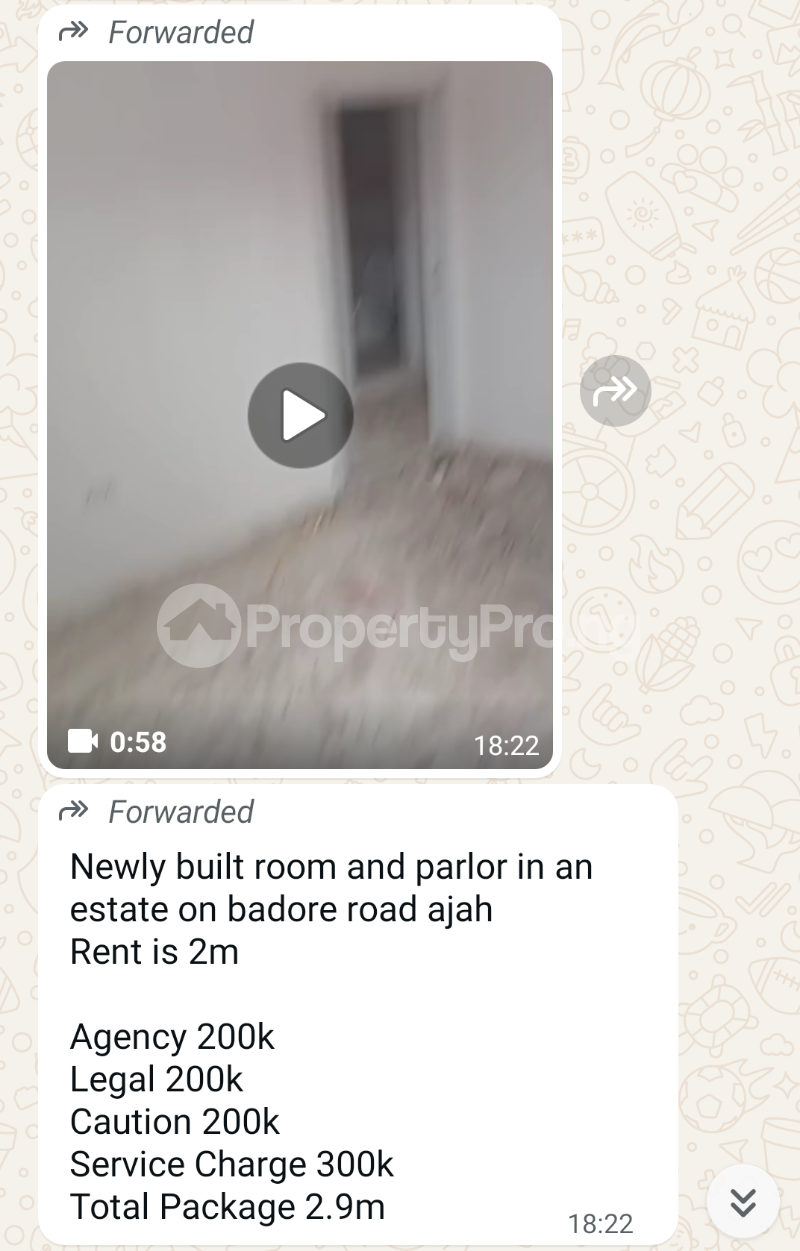 1 bedroom Flat / Apartment for rent  Badore Ajah Lagos