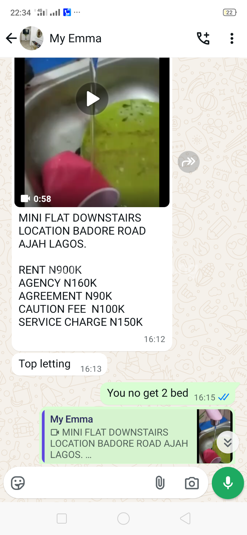 1 bedroom Flat / Apartment for rent Glorious Estate Badore Ajah Lagos