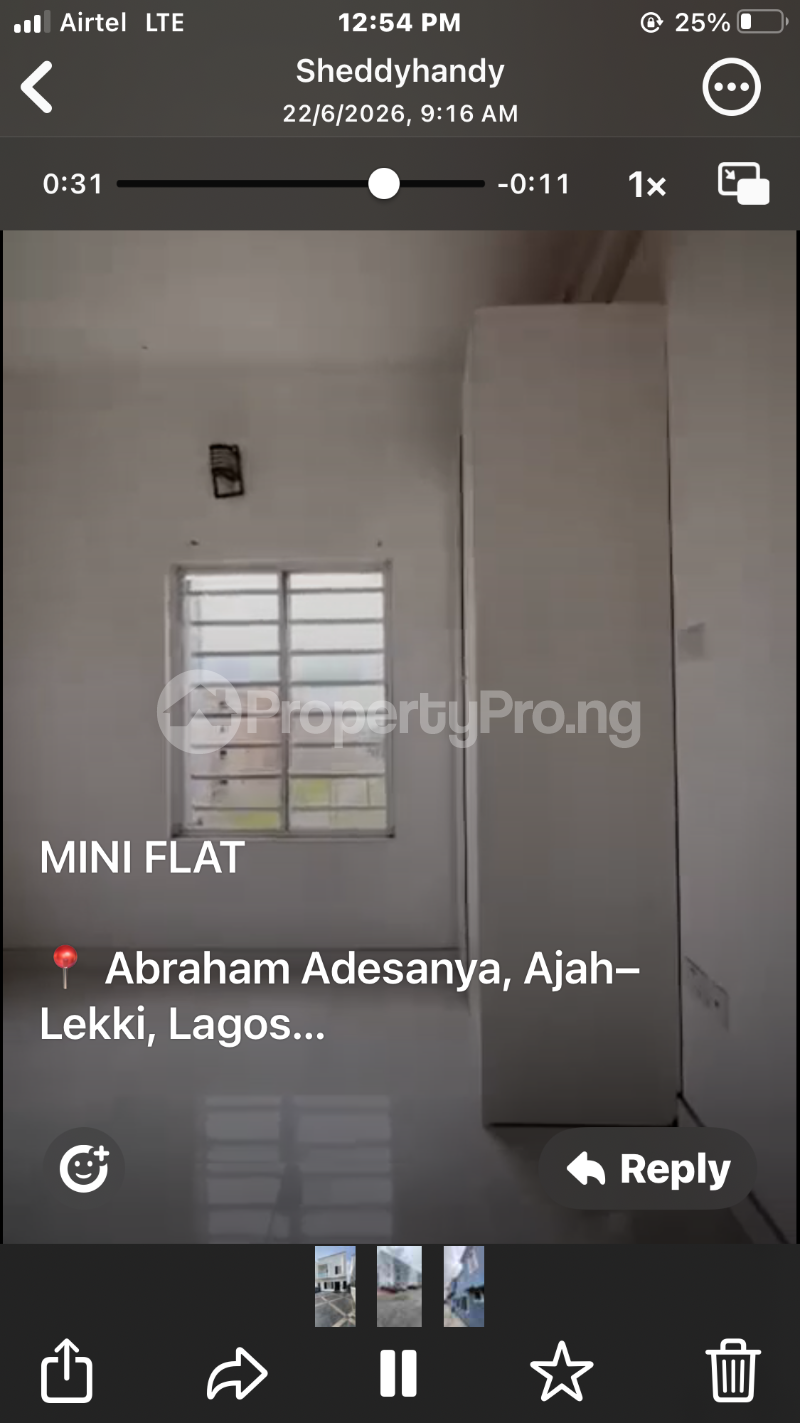 1 bedroom Flat / Apartment for rent Abraham Adesanya Abraham adesanya estate Ajah Lagos