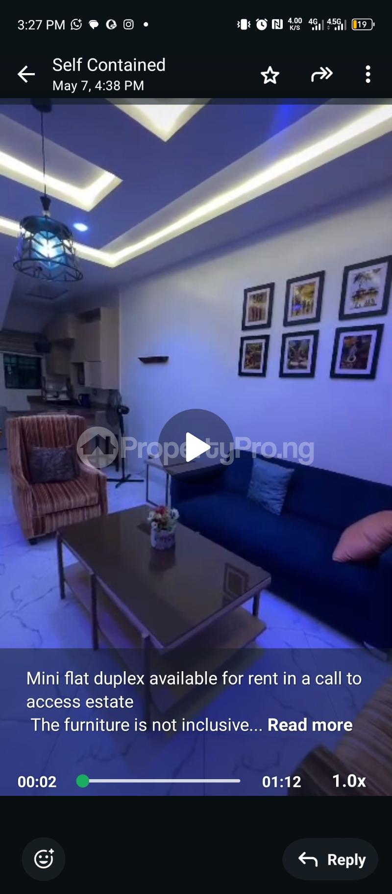 1 bedroom Flat / Apartment for rent Lbs Monastery road Sangotedo Lagos
