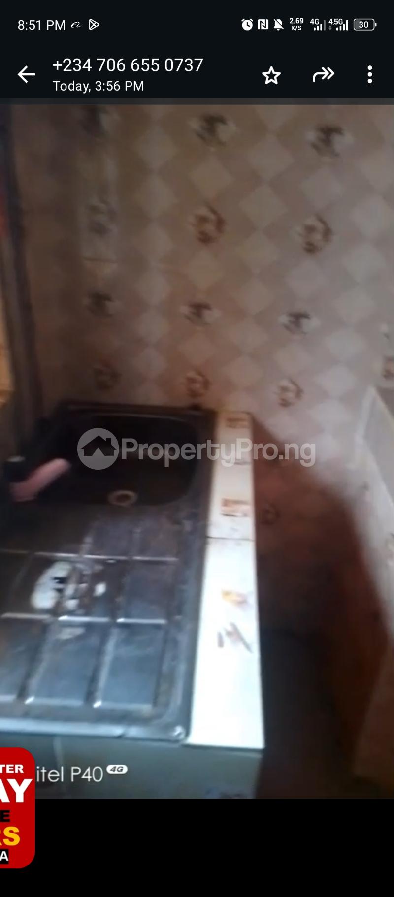 1 bedroom Flat / Apartment for rent Agbado Oja Obafemi Owode Ogun