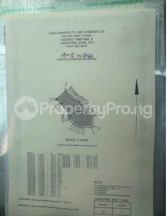 Land for sale Maitama Abuja