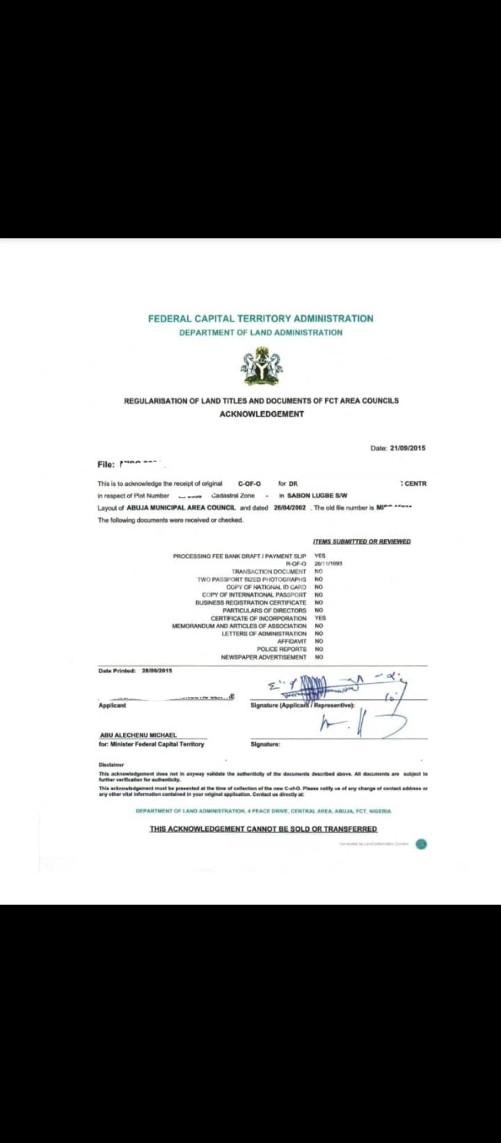 Land for sale Sabon Lugbe Airport Road Lugbe Abuja