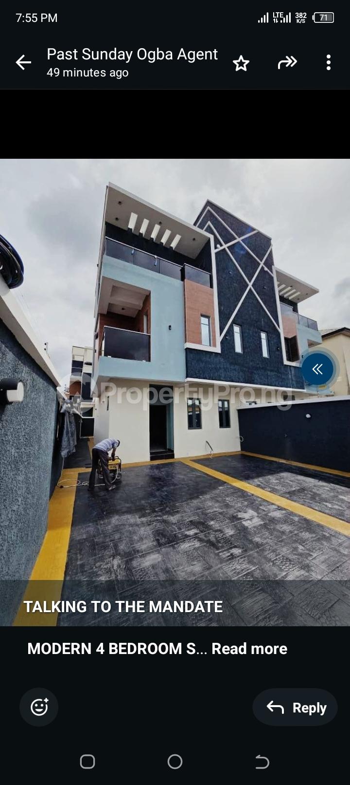 4 bedroom House for sale Gbagada Lagos