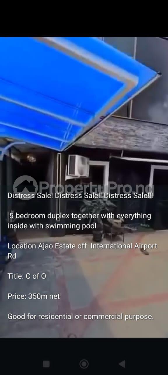 5 bedroom House for sale Off International Airport Road Ajao Estate Isolo Lagos