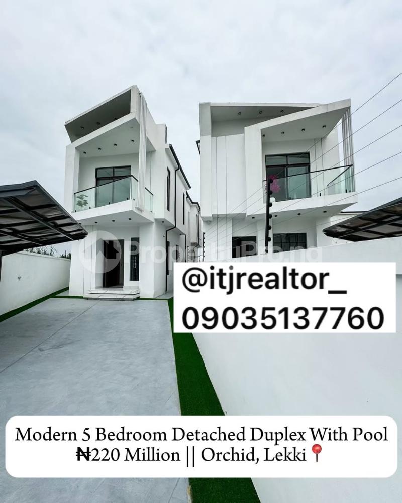 5 bedroom House for sale orchid Lekki Lagos