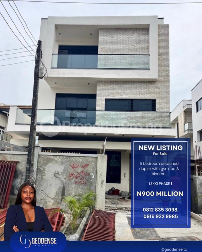 5 bedroom House for sale Lekki Phase 1 Lekki Lagos