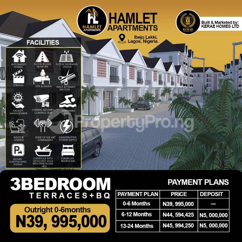 3 bedroom Flat / Apartment for sale Lekki Seaport, Dangote Refinery, Eleko Beach, Chaka Resort, Proposed International Airport Free Trade Zone Ibeju-Lekki Lagos
