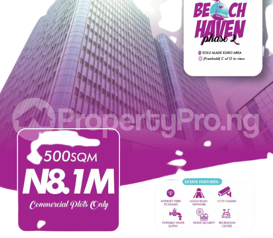 Land for sale Beach Haven Estate Solu Alade Town Eleko Ibeju-Lekki Lagos
