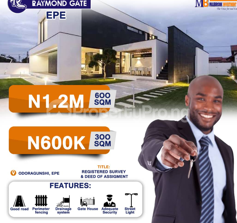 Land for sale Raymond Gate Idoaragunshi Epe Lagos