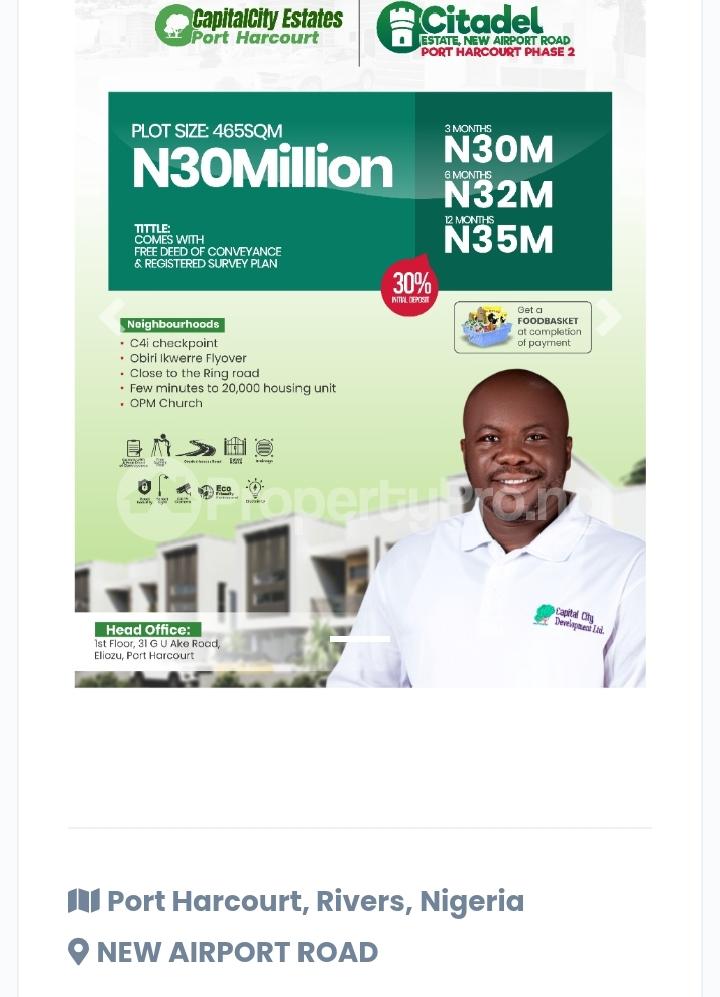 Land for sale Port Harcourt Rivers