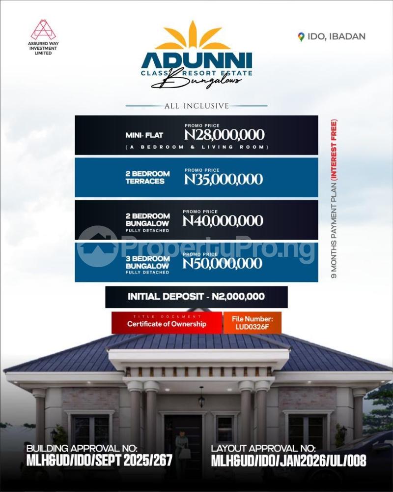 3 bedroom House for sale Ido Ologuneru Road, Ibadan Ido Oyo