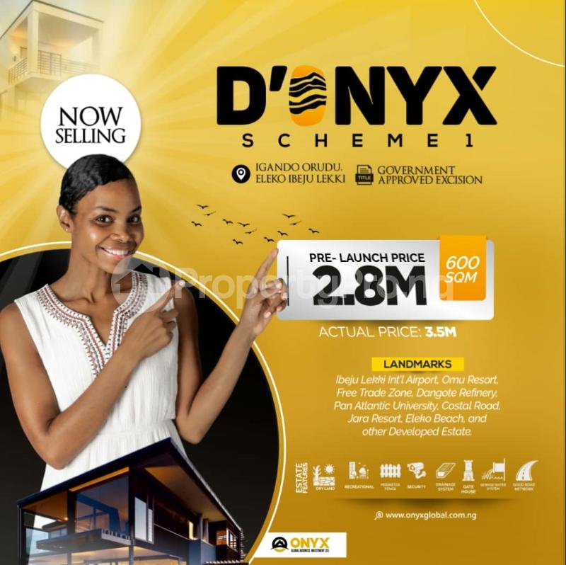 Land for sale Igando Orudu Eleko. Eleko Ibeju-Lekki Lagos - 0