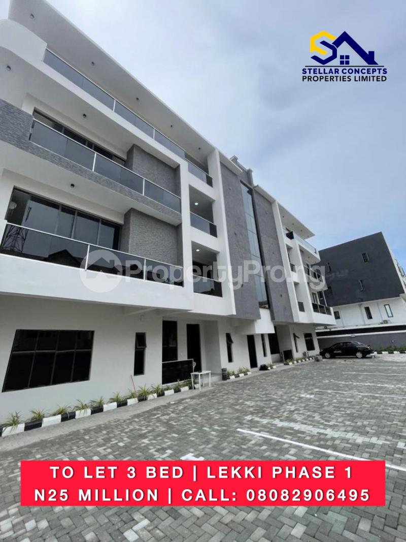 3 bedroom House for rent Lekki Phase 1 Lekki Phase 1 Lekki Lagos