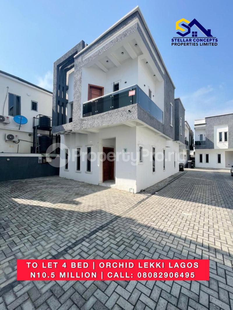4 bedroom House for rent Eleganza Orchid Lekki Lagos