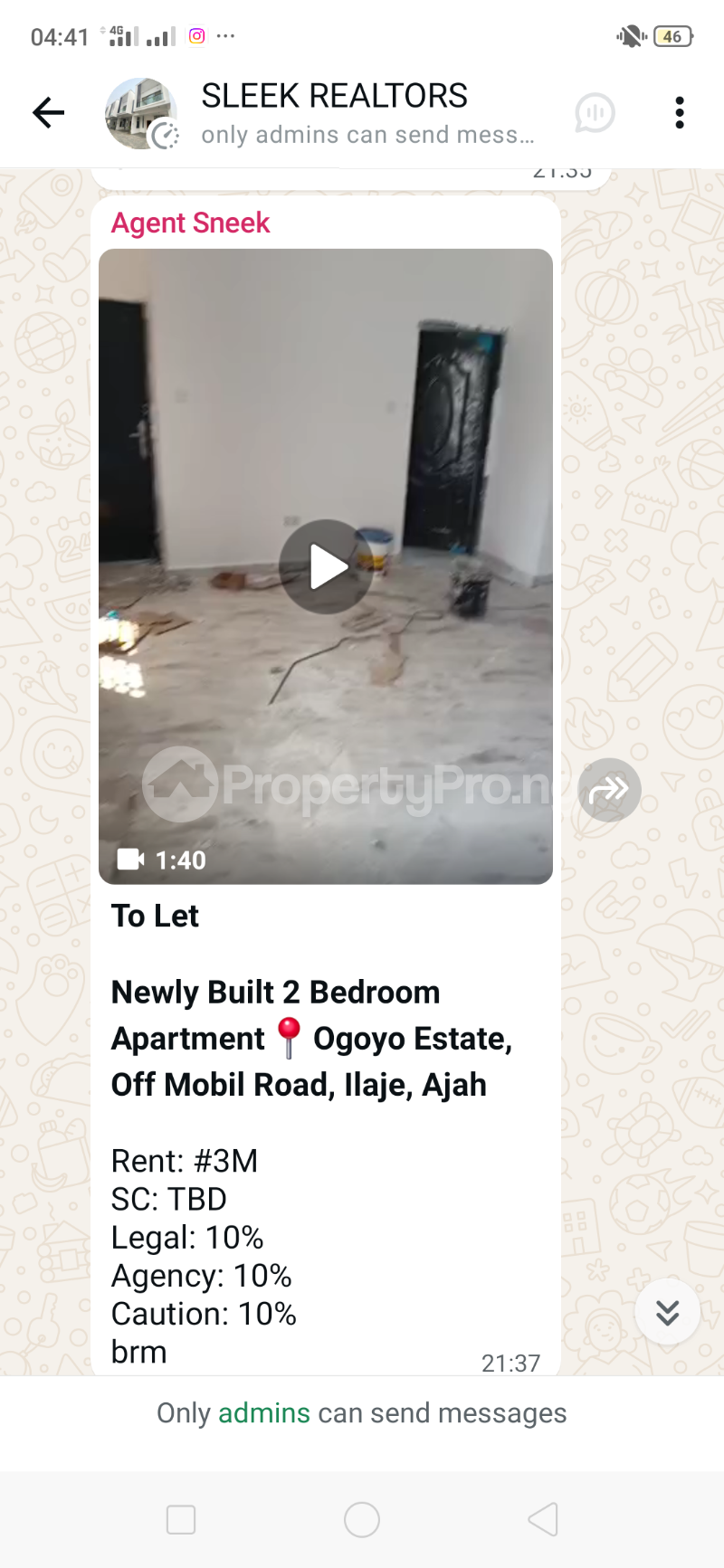 2 bedroom Flat / Apartment for rent Ogoyo Estate Mobil Road Ajah Lagos