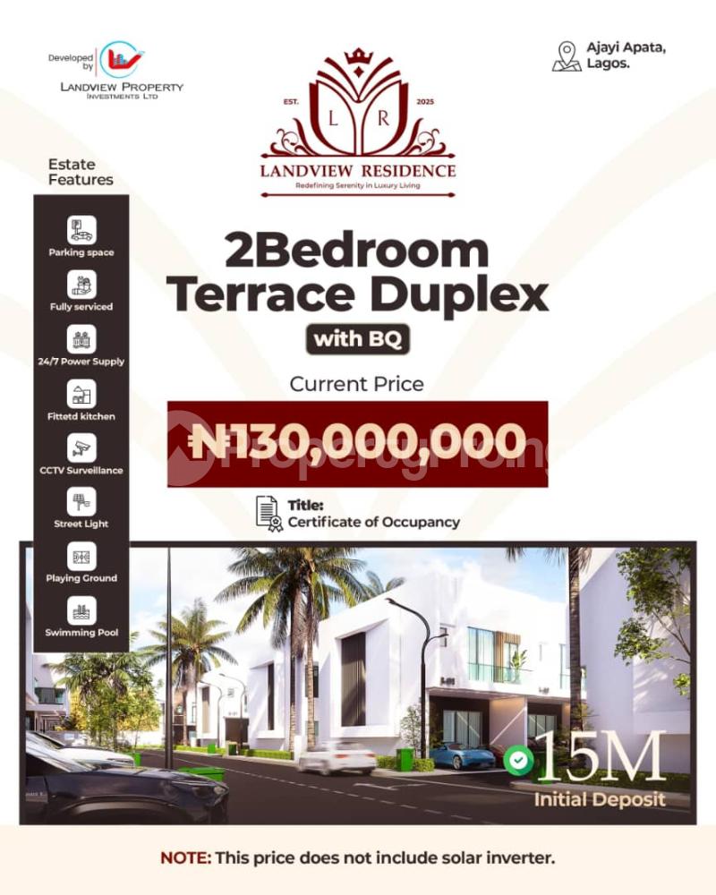 2 bedroom House for sale Ajayi Apata Shangotedo Sangotedo Ajah Lagos